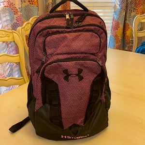 UNDER ARMOUR Black/Pink Storm 1 backpack